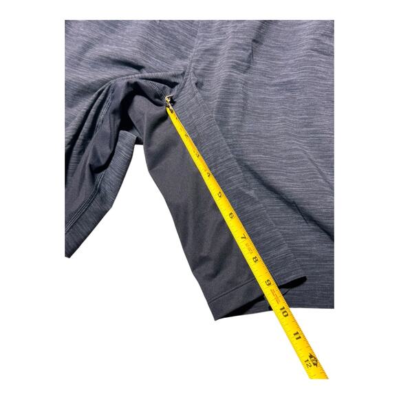 Lululemon T.H.E. Shorts in a heathered iron blue or navy men’s Large athletic - Picture 6 of 10